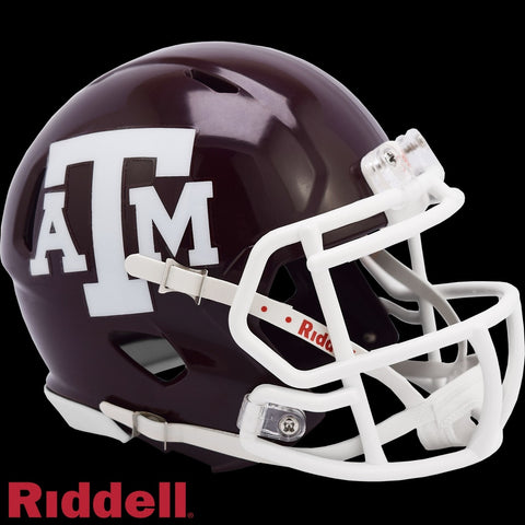 Texas A&M Aggies Helmet Riddell Replica Mini Speed Style Maroon