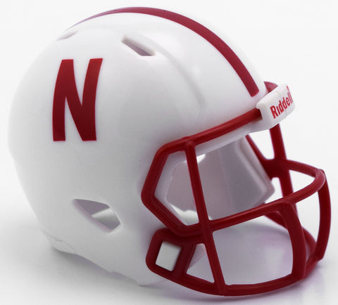 Nebraska Cornhuskers Helmet Riddell Pocket Pro Speed Style Special Order