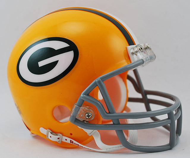 Réplica de casco en miniatura de los Green Bay Packers de 1961 a 1979