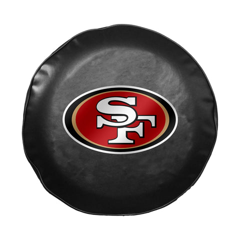 ~San Francisco 49ers Tire Cover Large Size Black CO~ backorder
