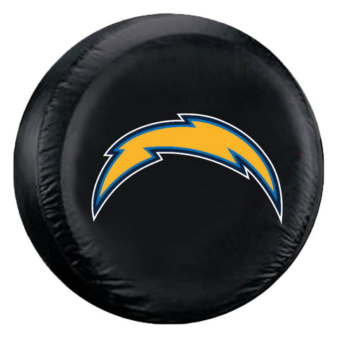 Los Angeles Chargers Tire Cover Large Size Black CO