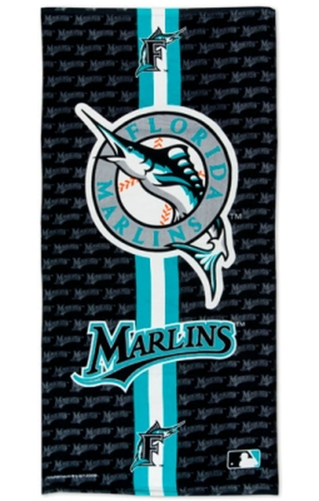 Toalla de los Florida Marlins de 30 x 60 cm, estilo playero