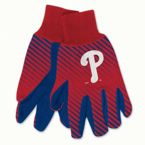 Philadelphia Phillies Gloves Two Tone Style Adult Size Size - Special Order