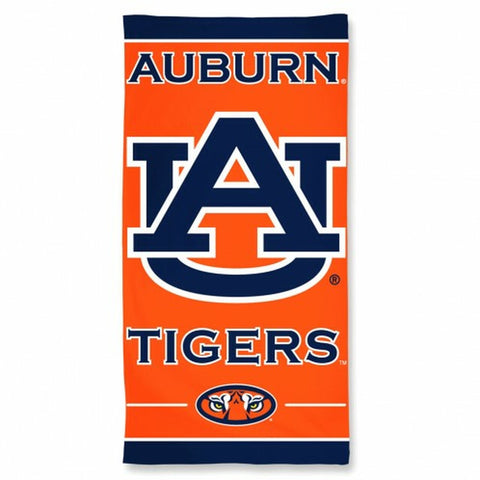 Auburn Tigers Towel 30x60 Beach Style