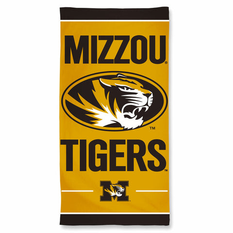 Missouri Tigers Towel 30x60 Beach Style - Special Order