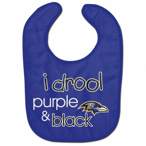 ~Baltimore Ravens Baby Bib All Pro Style I Drool Design - Special Order~ backorder