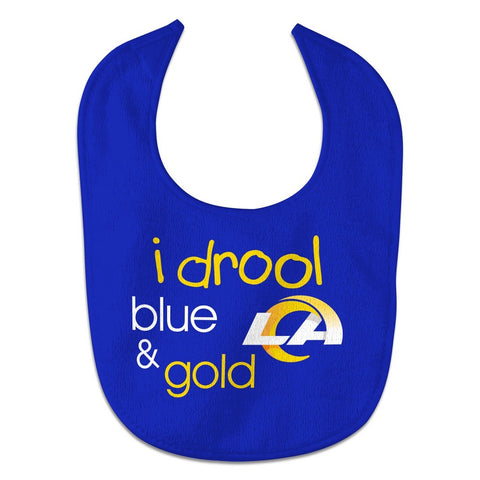 Los Angeles Rams Baby Bib All Pro Style I Drool Design - Special Order