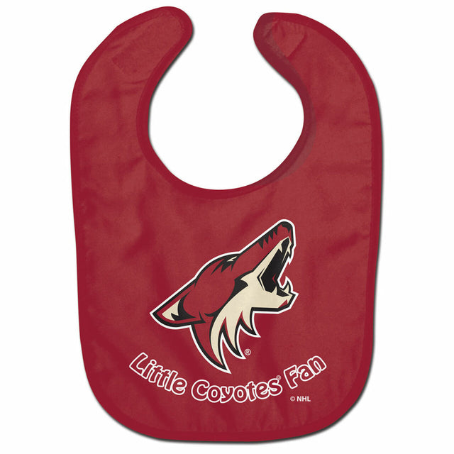 Babero para bebé de los Arizona Coyotes, estilo profesional