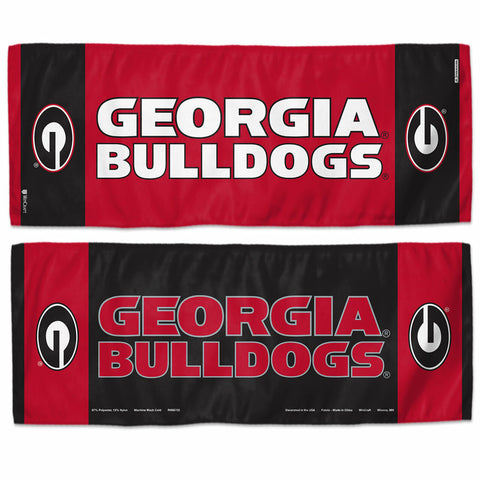 Georgia Bulldogs Cooling Towel 12x30