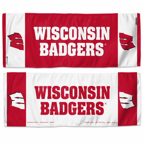 ~Wisconsin Badgers Cooling Towel 12x30 - Special Order~ backorder