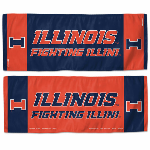 ~Illinois Fighting Illini Cooling Towel 12x30 - Special Order~ backorder