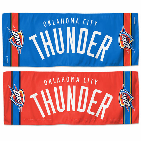 Oklahoma City Thunder Cooling Towel 12x30 - Special Order