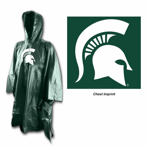 Michigan State Spartans Rain Poncho