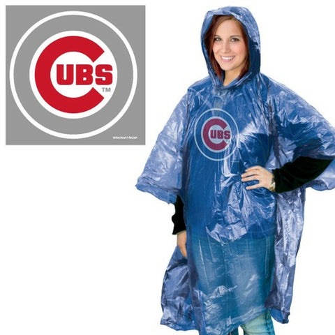 Chicago Cubs Rain Poncho