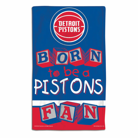 ~Detroit Pistons Baby Burp Cloth 10x17 Special Order~ backorder