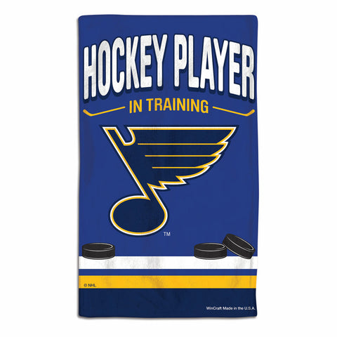 ~St. Louis Blues Baby Burp Cloth 10x17 Special Order~ backorder