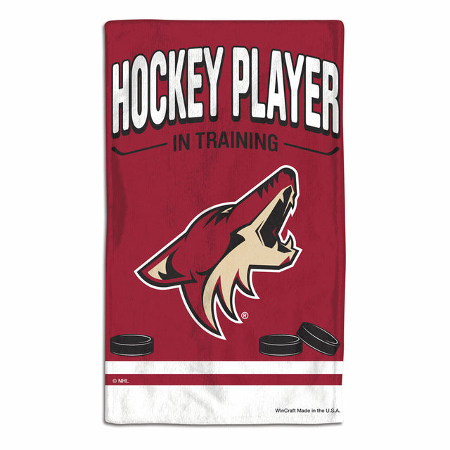 Arizona Coyotes Baby Burp Cloth 10x17