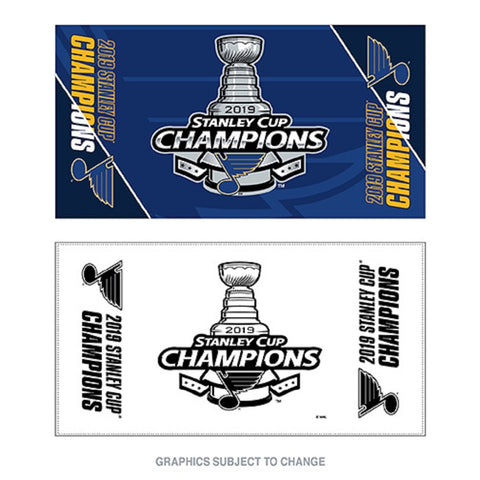 ~St. Louis Blues Towel 24x42 Locker Room Style 2019 Stanley Cup Champs~ backorder