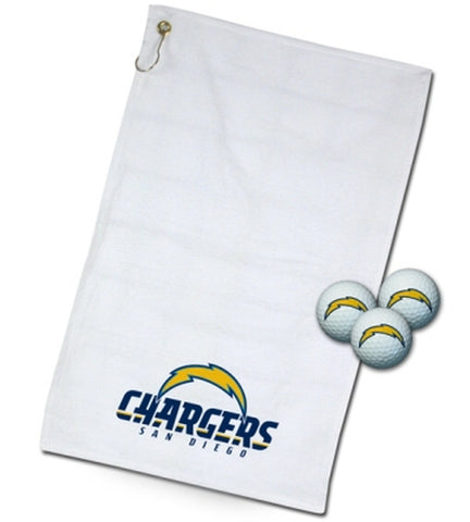 ~San Diego Chargers Golf Gift Box Set~ backorder