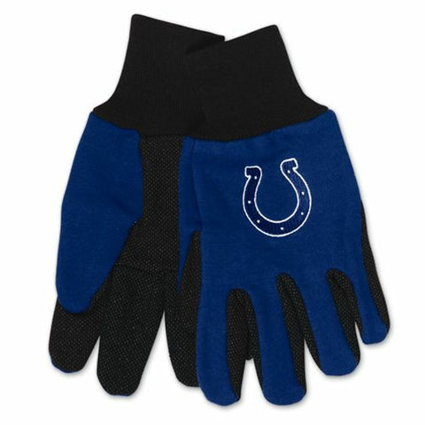 ~Indianapolis Colts Two Tone Adult Size Gloves~ backorder