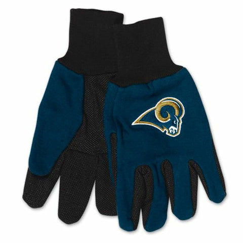 Los Angeles Rams Two Tone Adult Size Gloves