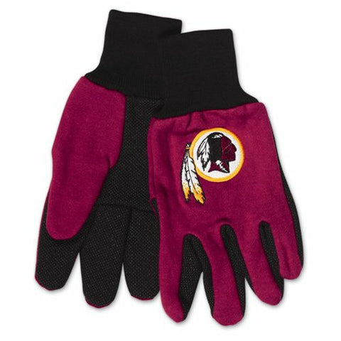 ~Washington Redskins Two Tone Adult Size Gloves~ backorder