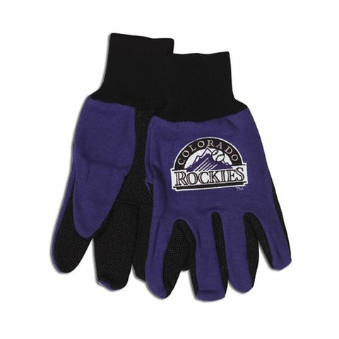 ~Colorado Rockies Two Tone Gloves - Adult Size - Special Order~ backorder