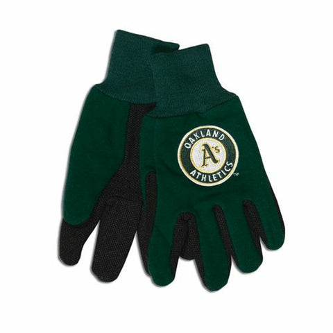 ~Oakland Athletics Two Tone Gloves - Adult Size - Special Order~ backorder