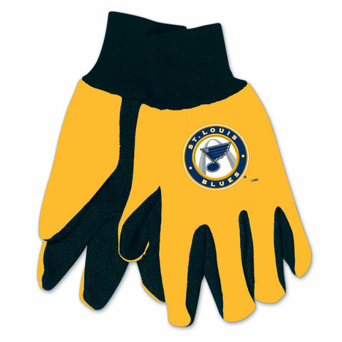 St. Louis Blues Two Tone Gloves - Adult - Special Order