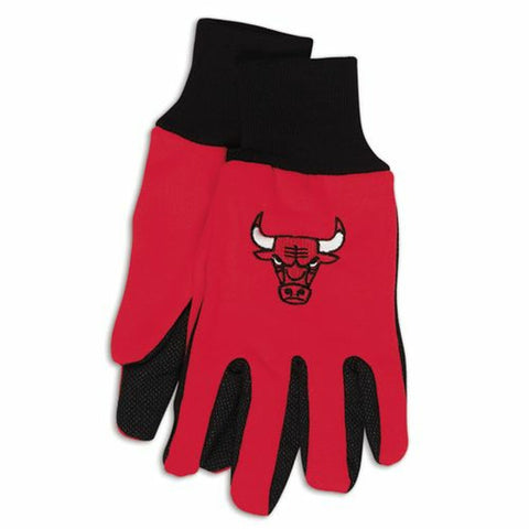 ~Chicago Bulls Two Tone Gloves - Adult~ backorder