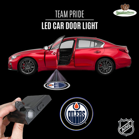 ~Edmonton Oilers Car Door Light LED Special Order~ backorder