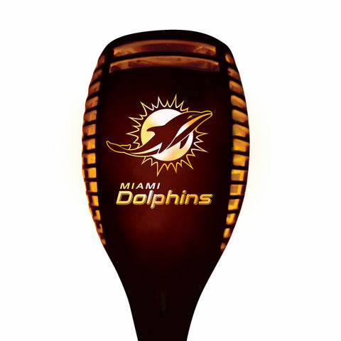 ~Miami Dolphins Solar Torch LED~ backorder
