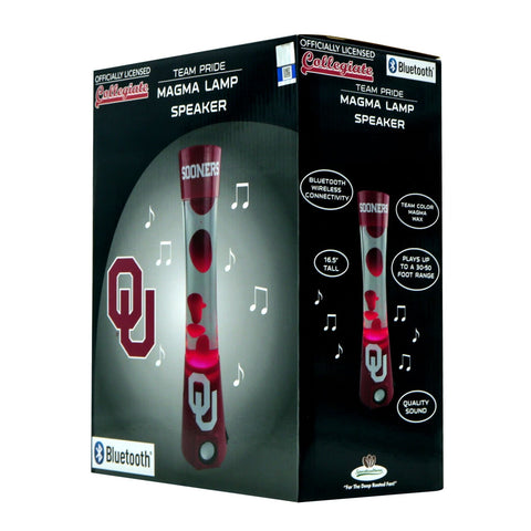 Oklahoma Sooners Magma Lamp - Bluetooth Speaker
