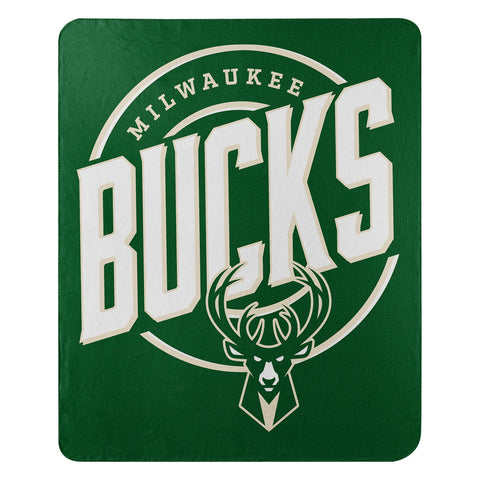 Milwaukee Bucks Blanket 50x60 Fleece Campaign Design