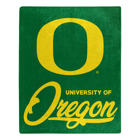 Oregon Ducks Blanket 50x60 Raschel Signature Design