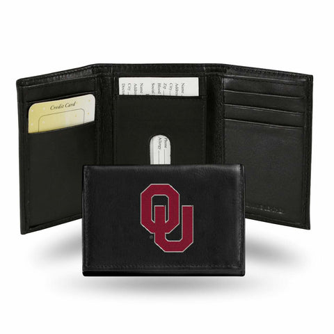 ~Oklahoma Sooners Wallet Trifold Leather Embroidered Alternate~ backorder