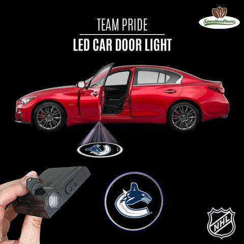 ~Vancouver Canucks Car Door Light LED Special Order~ backorder
